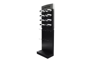 Large floor standing metal display stand Unilite tant met large